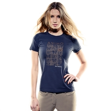Animo Farfalla Ladies T-shirt Bianco Navy