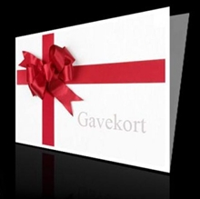 Gavekort - Vælg beløb